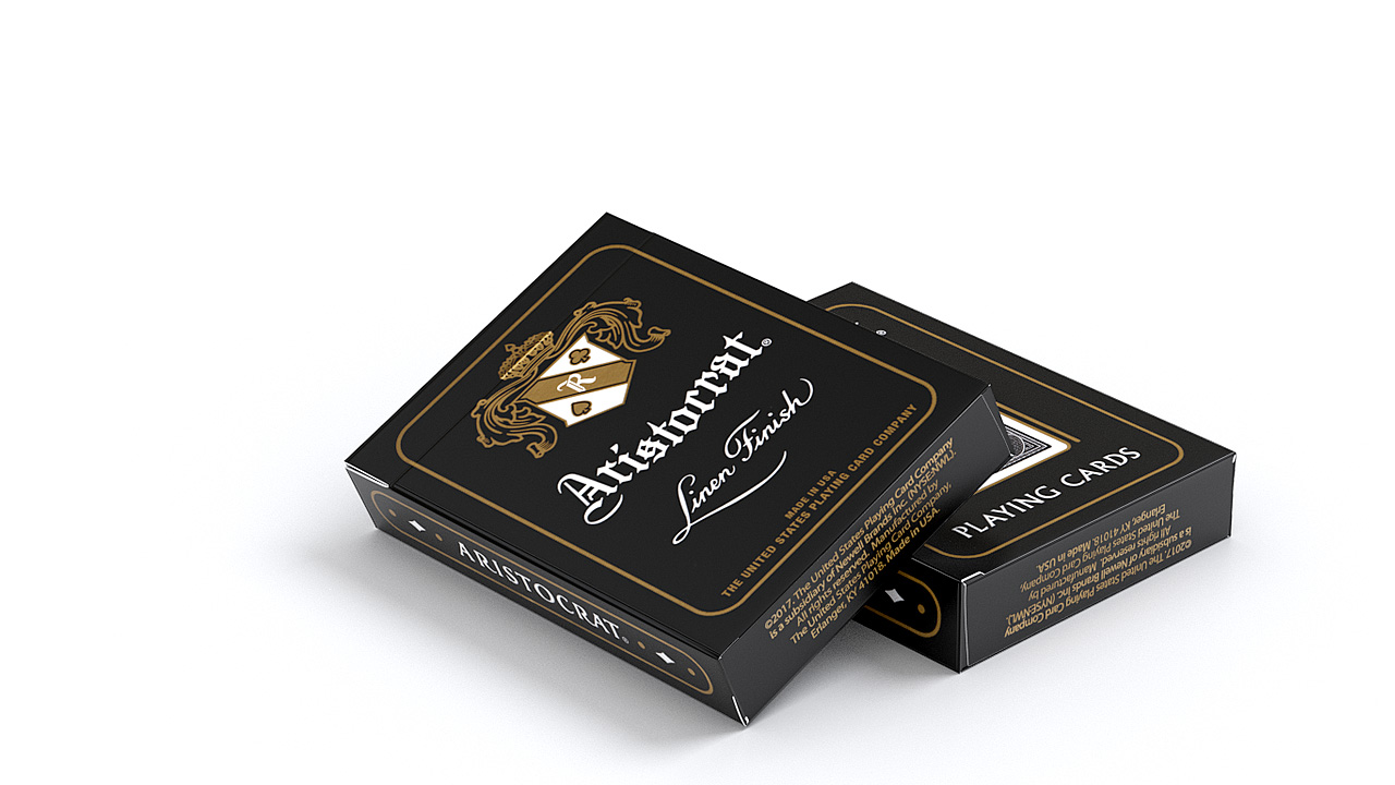 マジック基本用具 > レギュラー・デック > アリストクラット 黒