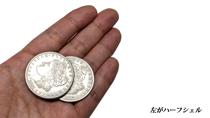 1オンスレプリカコイン21枚セット コインコンチョ（レプリカ） モルガン シルバー φ37mm 1ヶ ネジ式