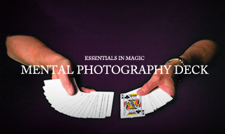Essentials in Magic　メンタル・フォトグラフィー・デック【DVD版】【ご予約受付中】
