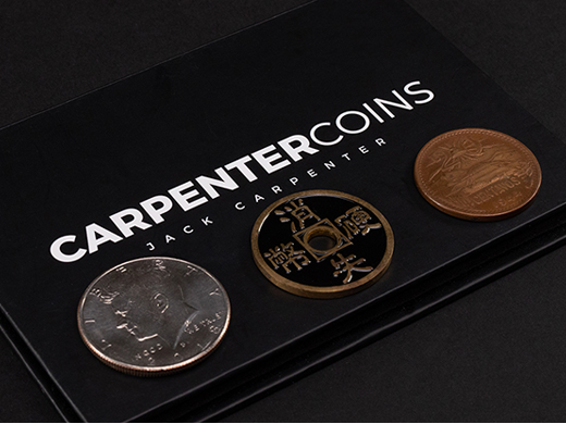 コインマジック > ギミック・コイン > 一品モノ「Carpenter Coins」：マジックショップのフレンチドロップ。手品 用品(グッズ)の通販